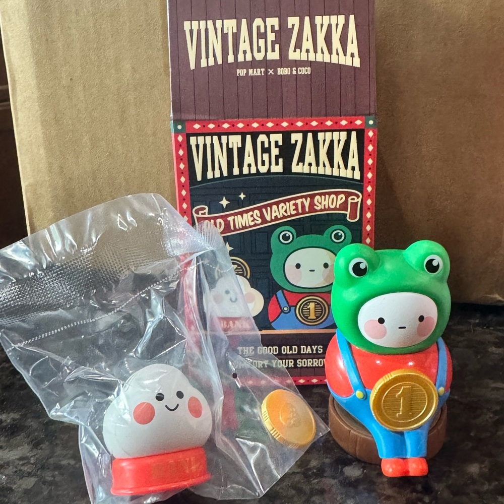 Vintage Zakka Old Times Variety Shop - Frog Piggy Bank